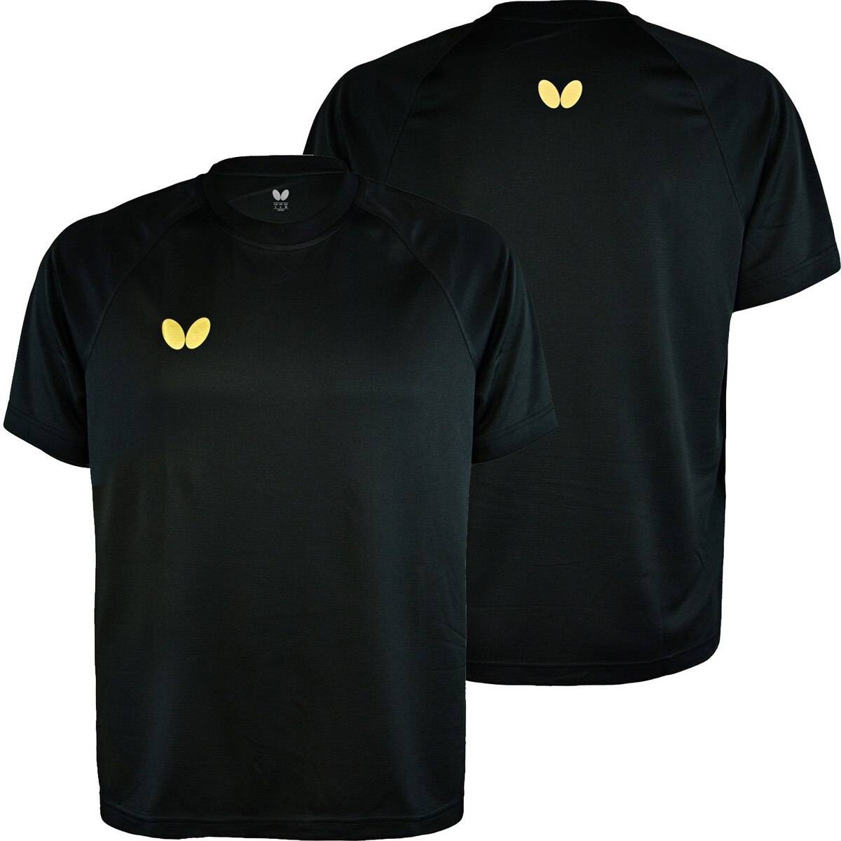 Butterfly Winlogo II T-Shirt - Black Front/Back